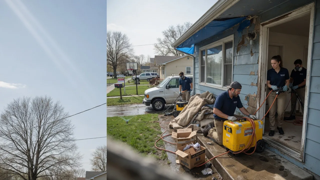 Basement Flood Cleanup in Ullin, IL near me